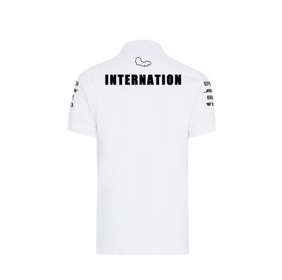 Custom Embroidery Soft Breathable Cotton Elastane Travel Agency Polo T Shirt For Men
