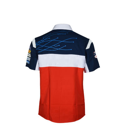 Adults Golf Polo Shirt Quick Dry Wicking Polyester Cotton with Custom Designs Print