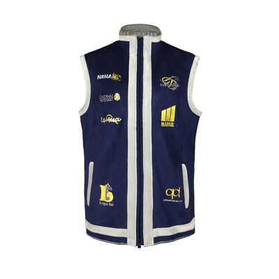 Custom Logo Embroidery Design Cotton Poly Softshell Unisex Work Vest Jacket With Custom Logo