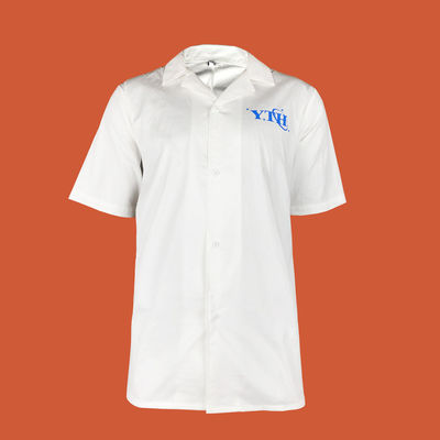 Support Customized Samples Women's Work Blouse with Long Sleeves and Button Down Front