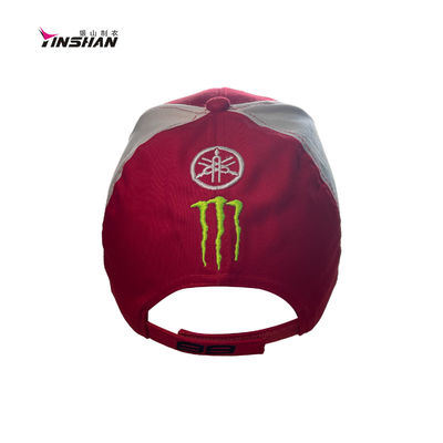 Racing Sport Cap for Men 3D Embroidery 6 Panel Design Custom Color Custom Car Cycling