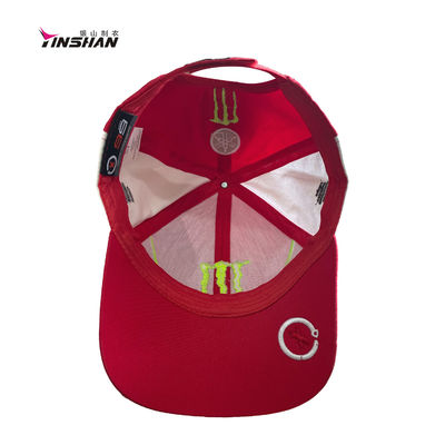 Racing Sport Cap for Men 3D Embroidery 6 Panel Design Custom Color Custom Car Cycling