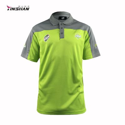 Custom Printed Polyester Polo Shirts Professional Sportswear for Men's Activities