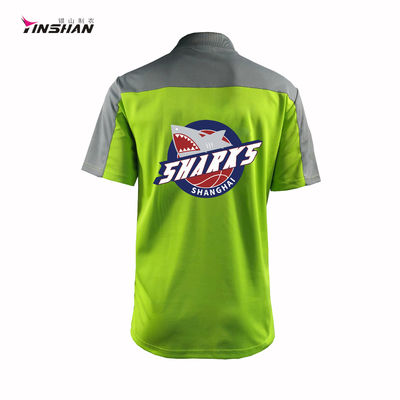 Custom Printed Polyester Polo Shirts Professional Sportswear for Men's Activities