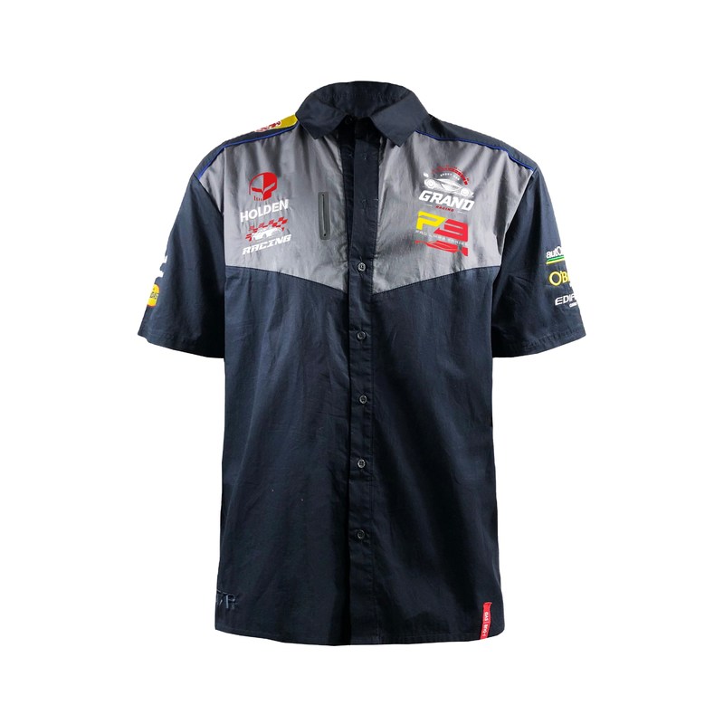 Sublimation Summer Short-Sleeved Team Cycling Sports Shirt for Oem Customized Pit Crew
